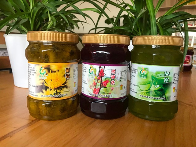 菊花花茶、洛神花花茶、蘆薈花茶